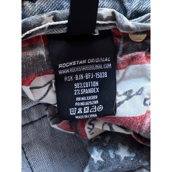 Boys Rockstar Original 2T Blue Sten Stacked Flare Jeans Distressed Denim - Picture 7 of 12